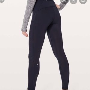 Lululemon Black Fleece Lined Leggings